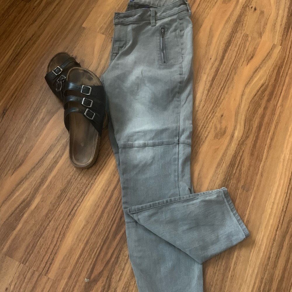 Apt9 Grey cropped skinny